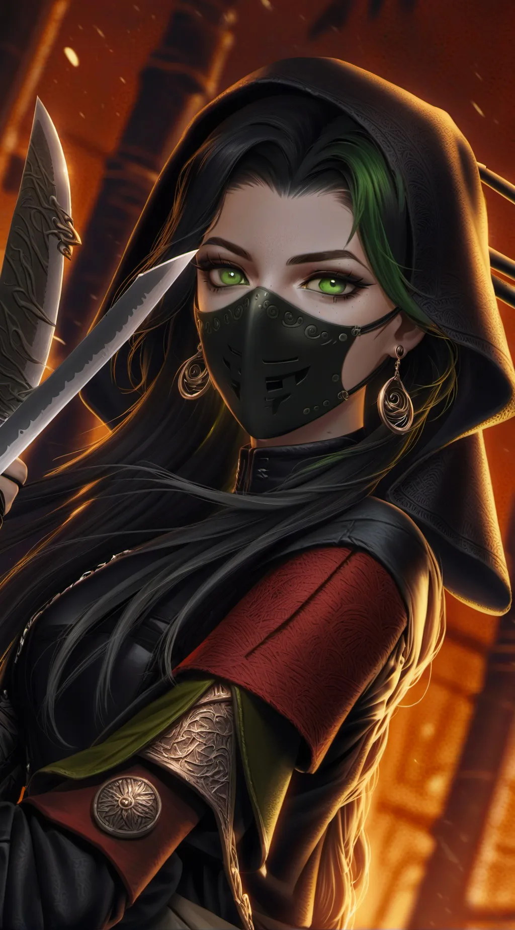ai character: Lisa  background