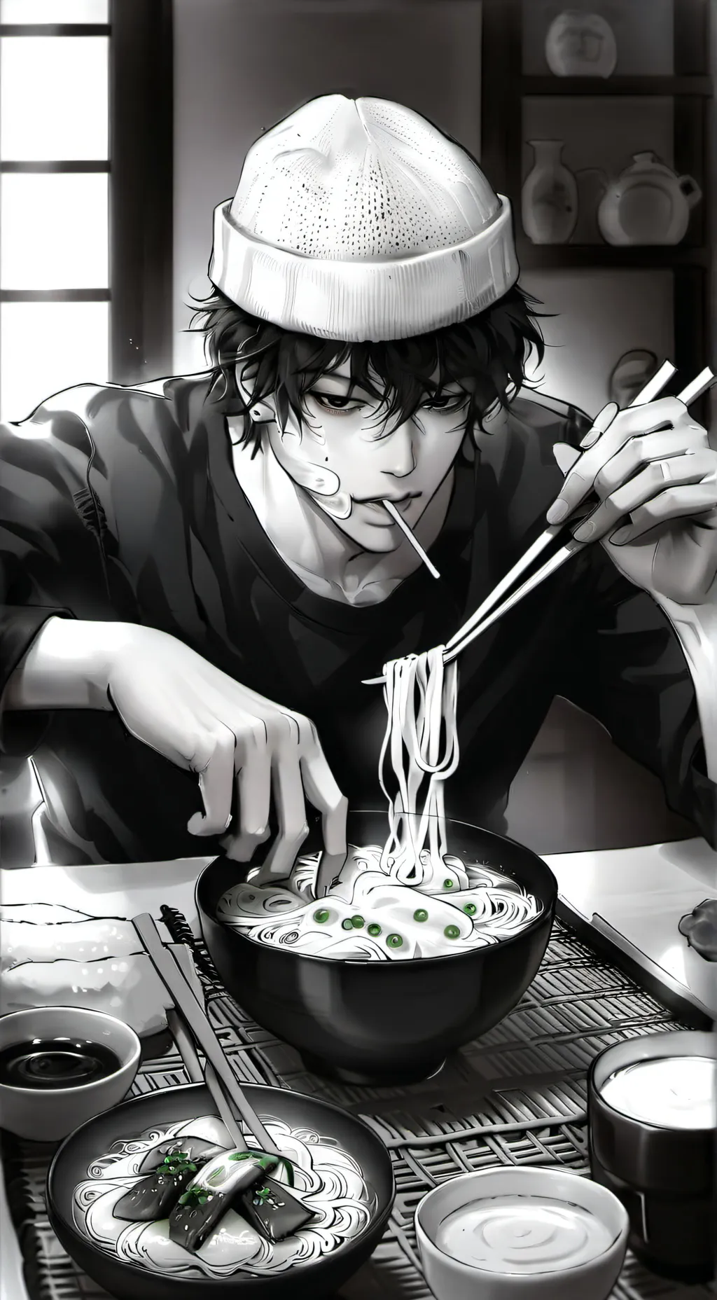 ai character: Kurotori Toji background