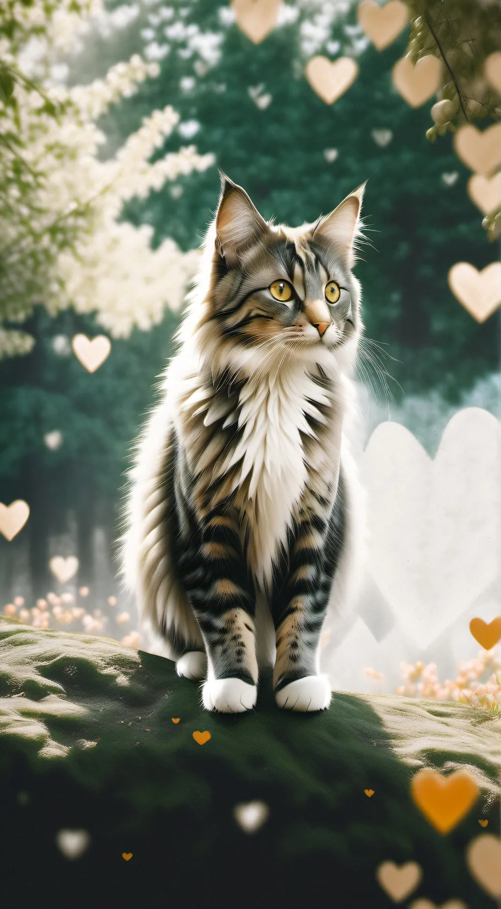 ai character: VALENTINES?! background