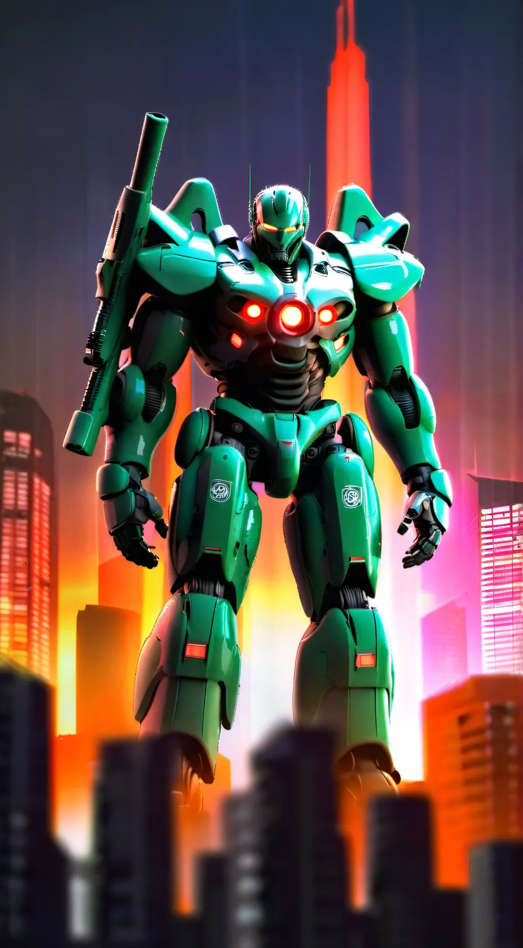 ai character: skibidi robots background