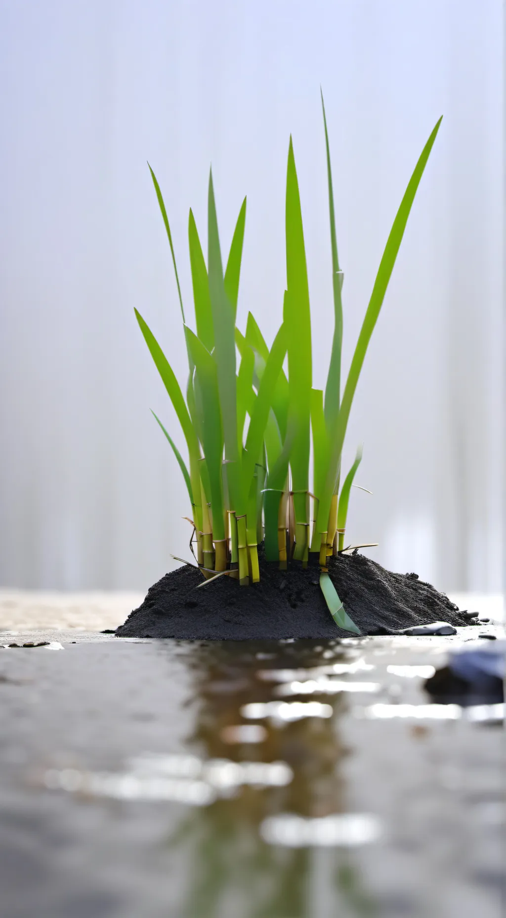 ai character: Grass background