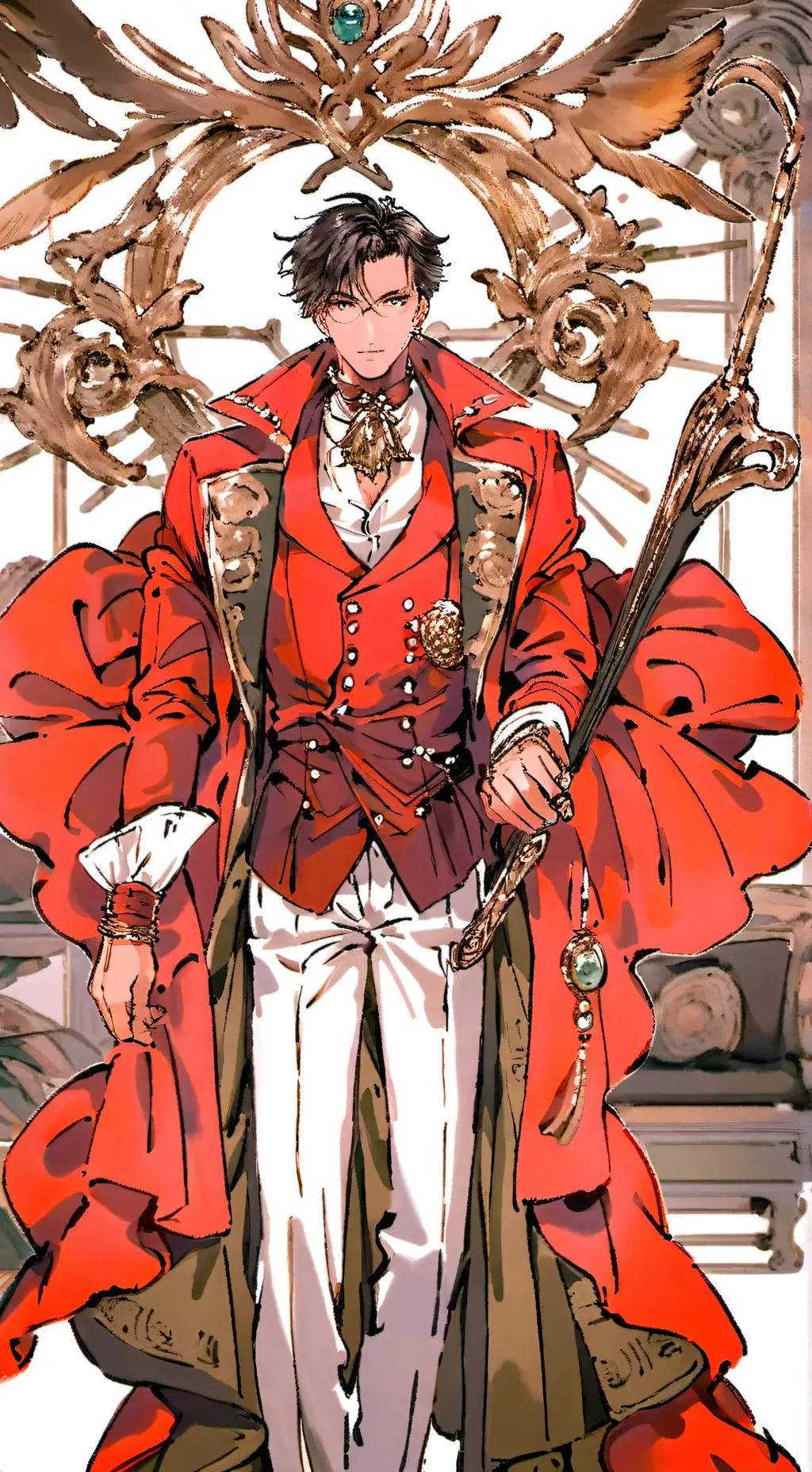 ai character: stolas HB background