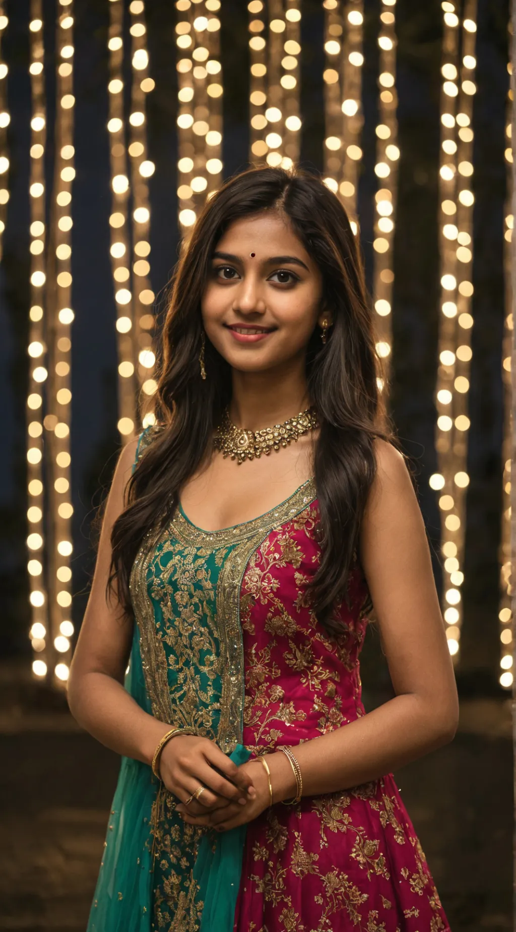 ai character: Radha  background