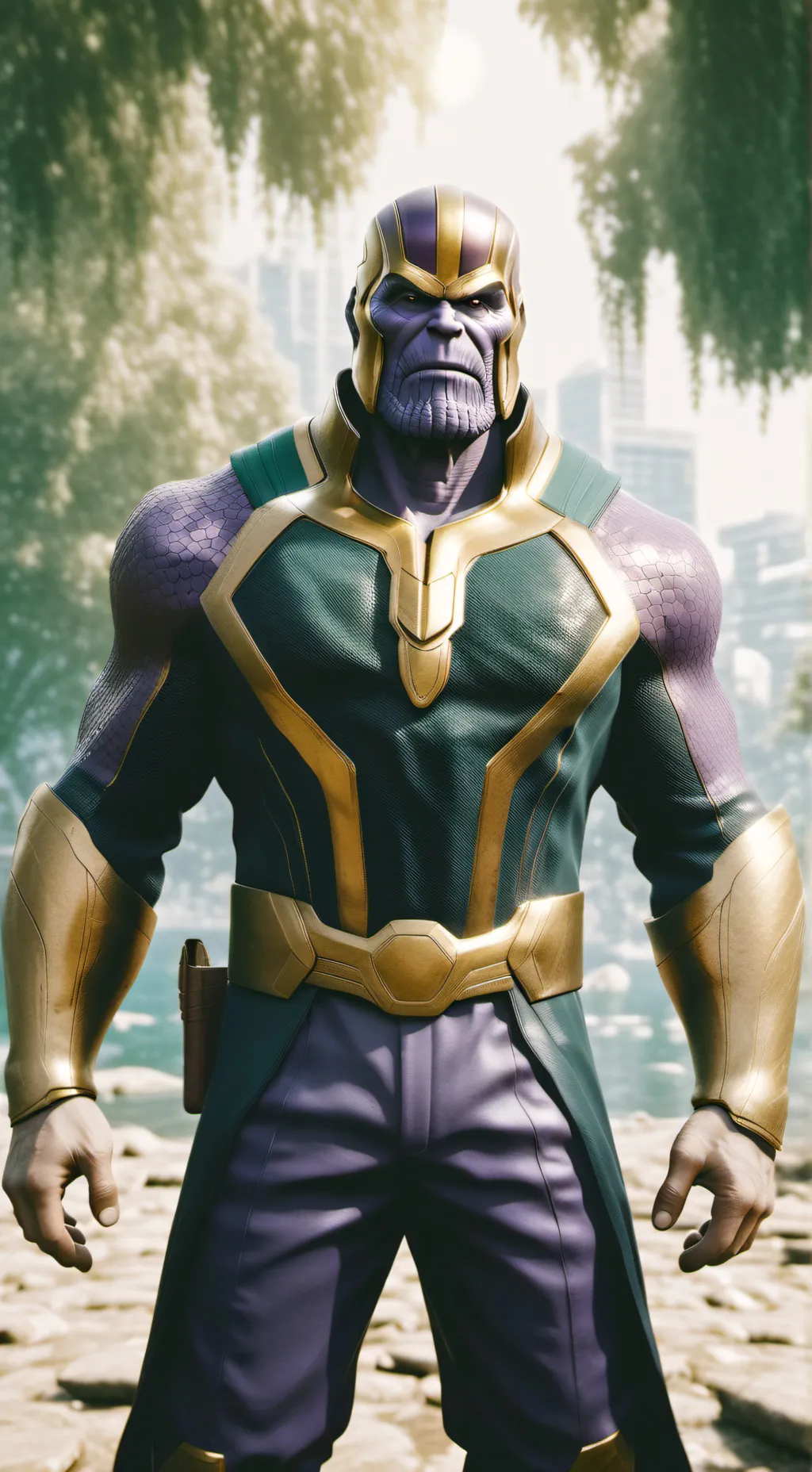 ai character: thanos background