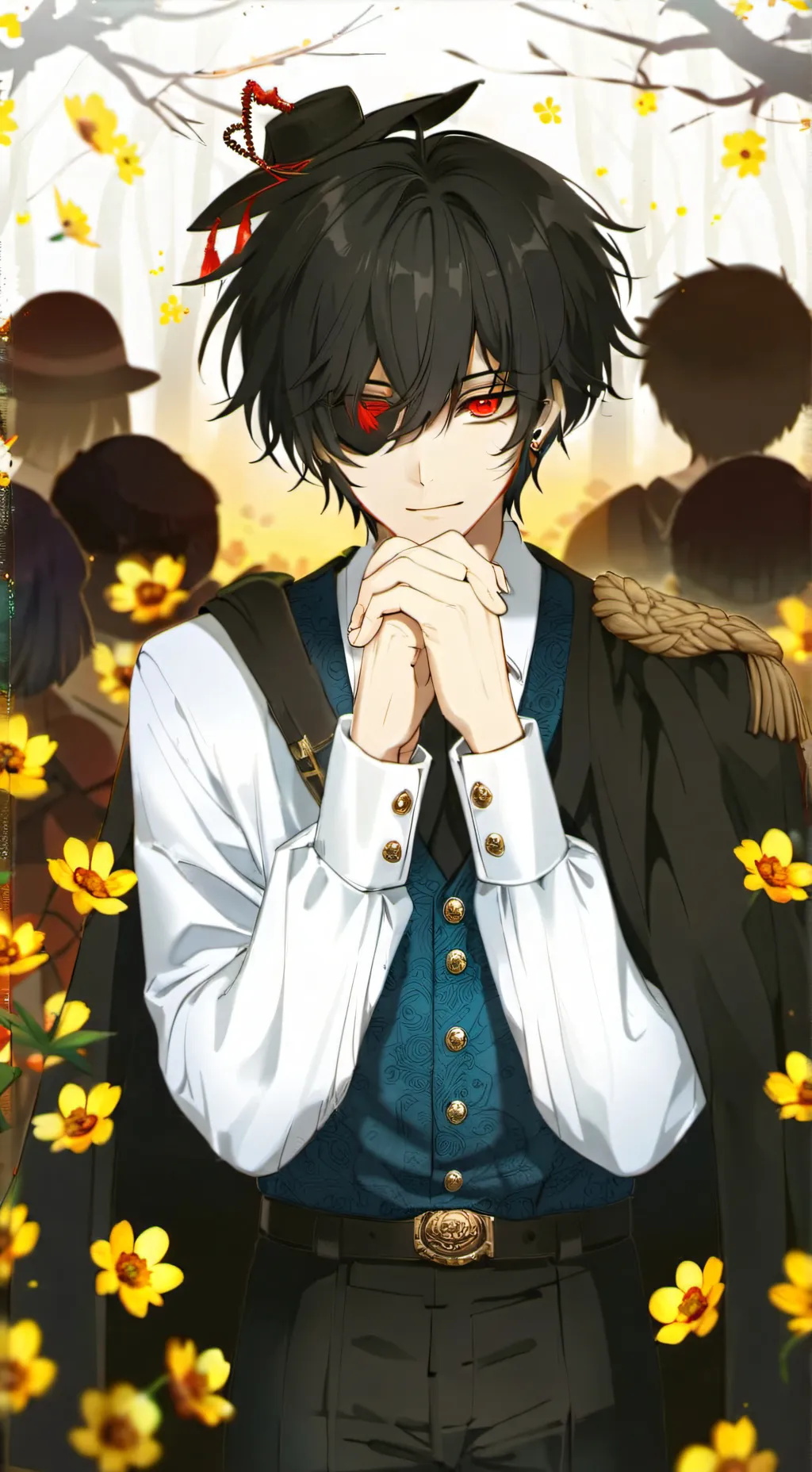 ai character: Liam Death  background