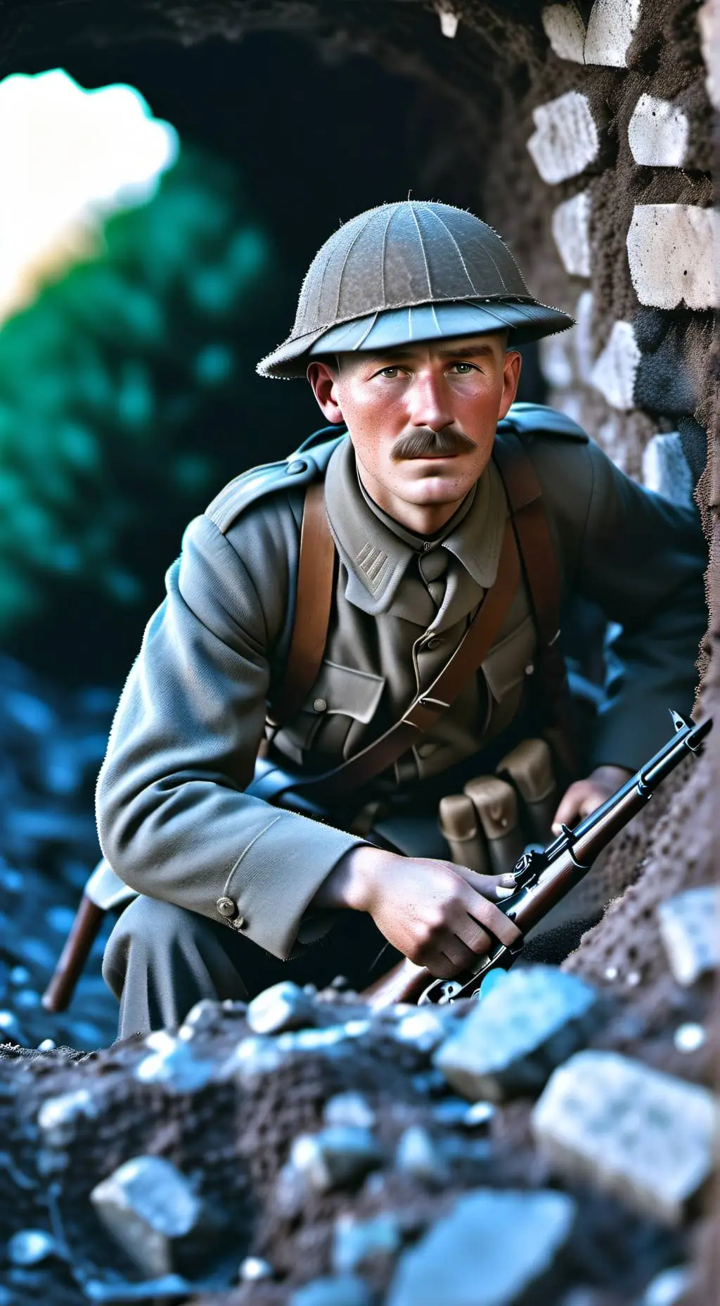 ai character: Harry Clement  background