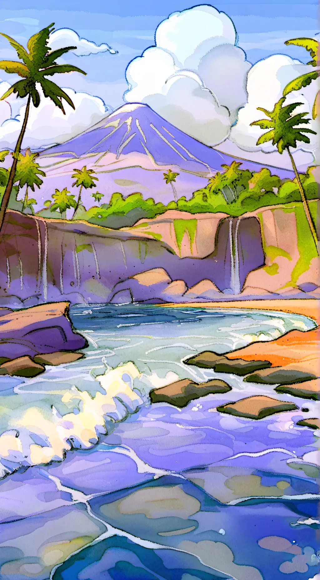 ai character: MHA Camping  background