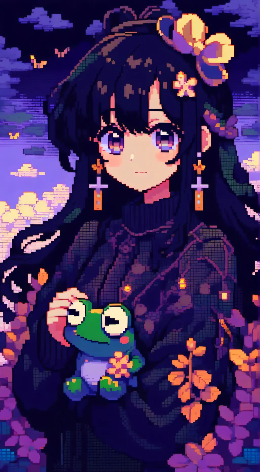 ai character: tsuyu background