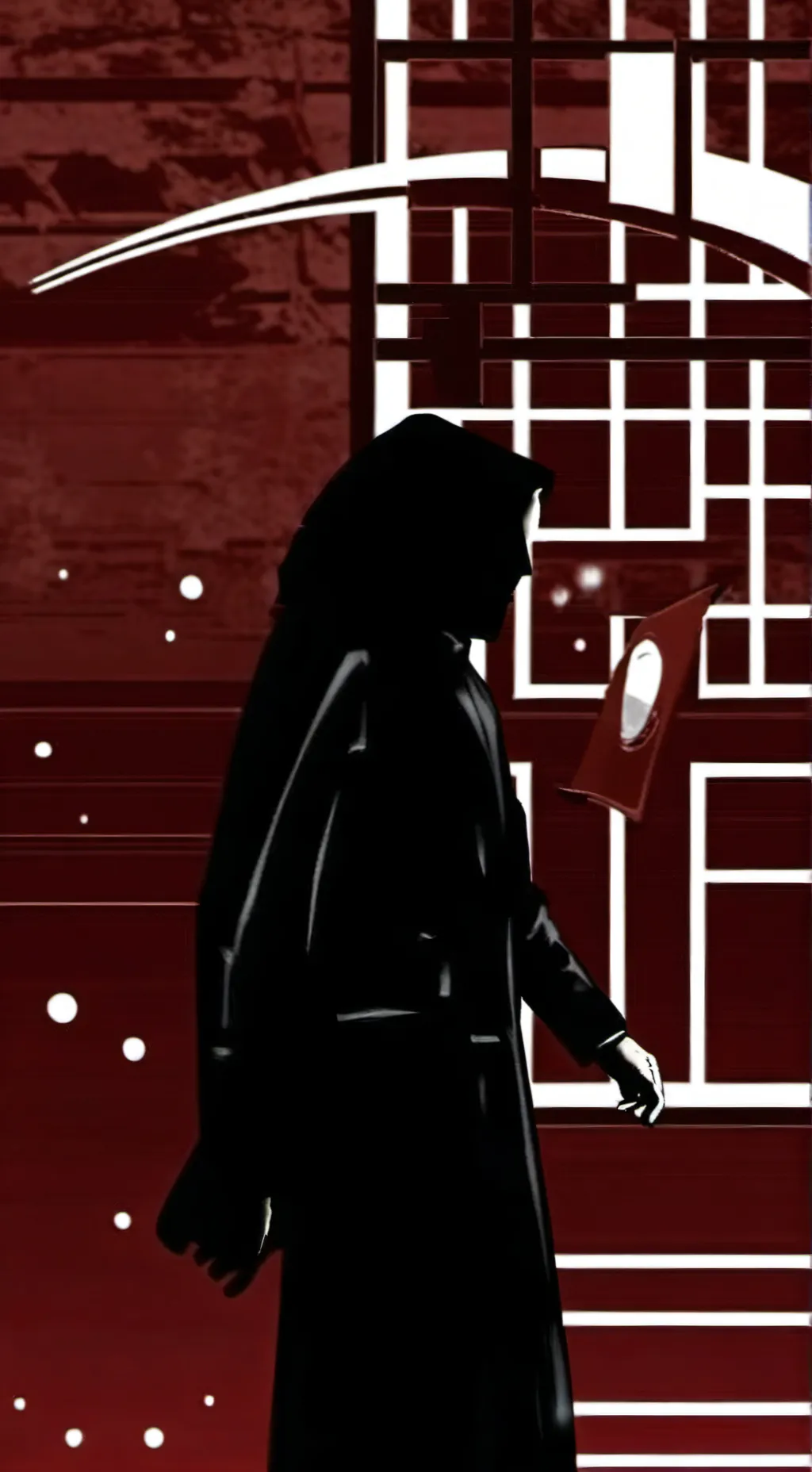 ai character:  Black  background