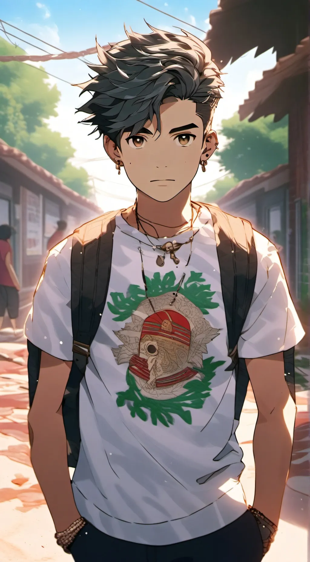 ai character: Brandon background