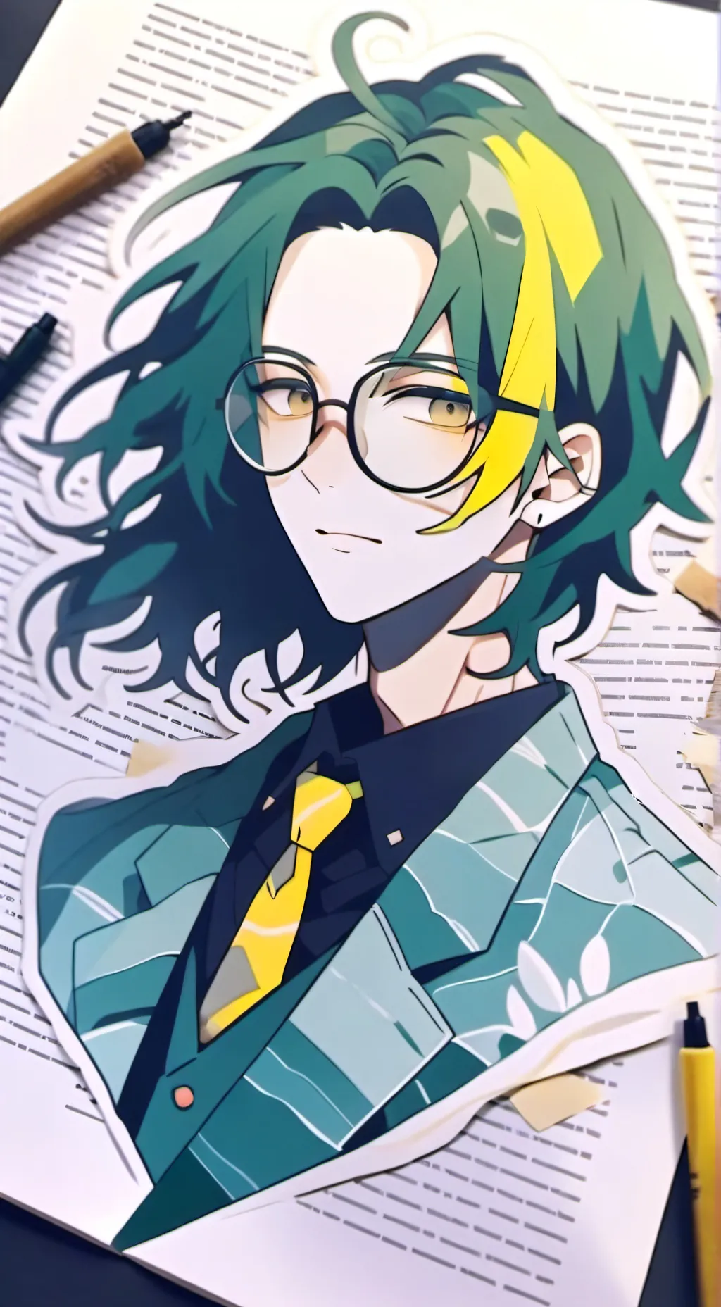 ai character: bye Nighteye background