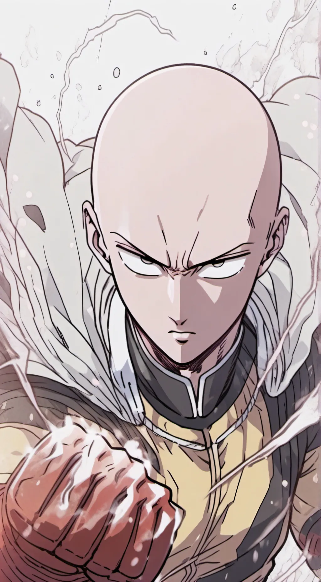 ai character: ╯One punch man╰ background