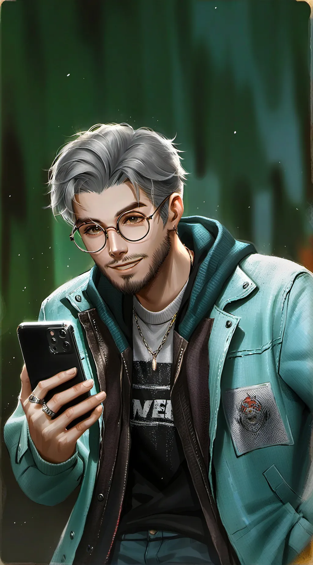 ai character: Dr. Meme Lord background