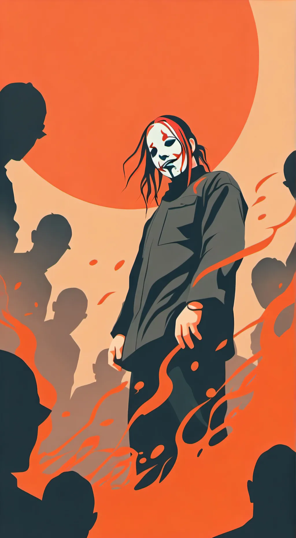ai character: slipknot  background