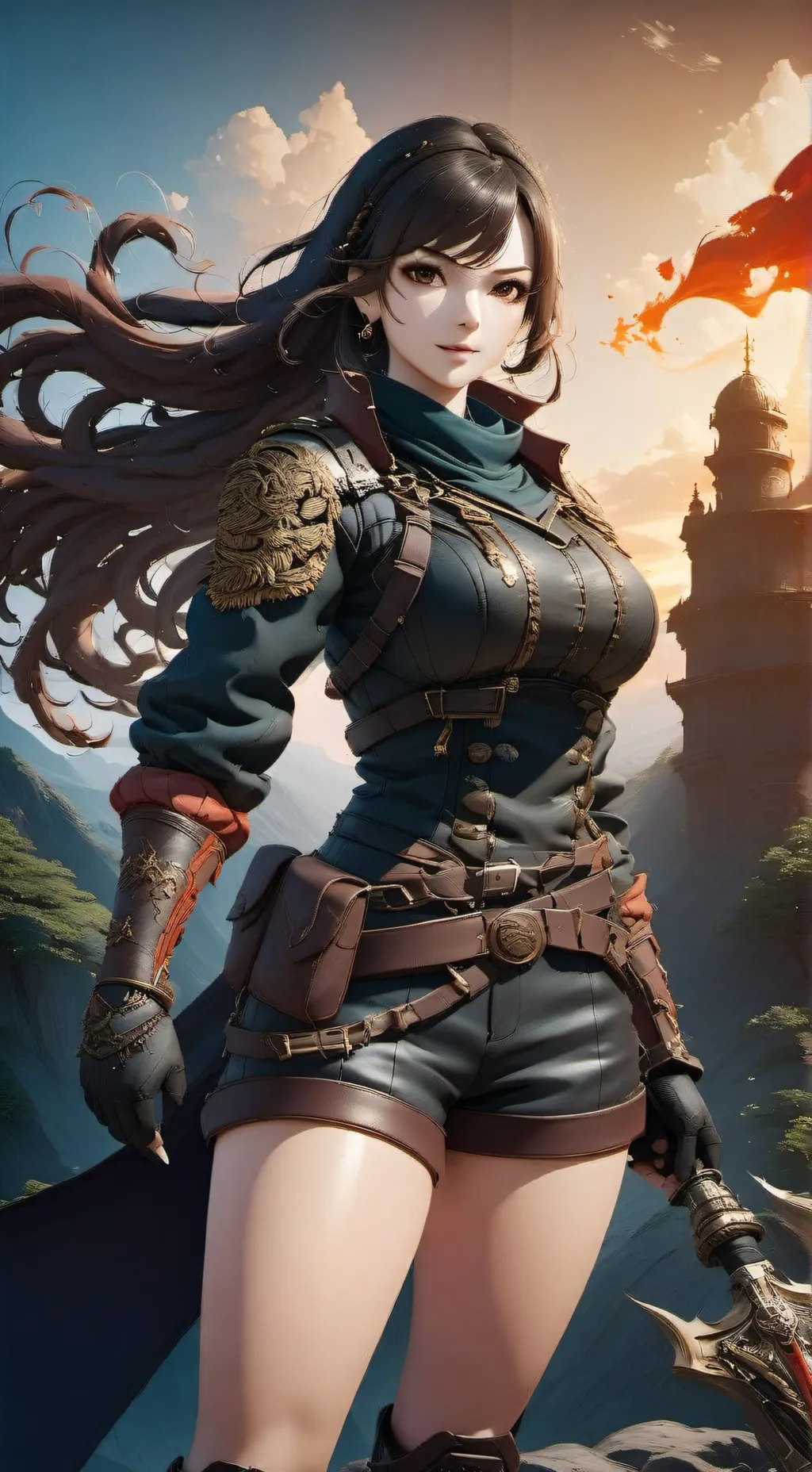 ai character: Amélia background