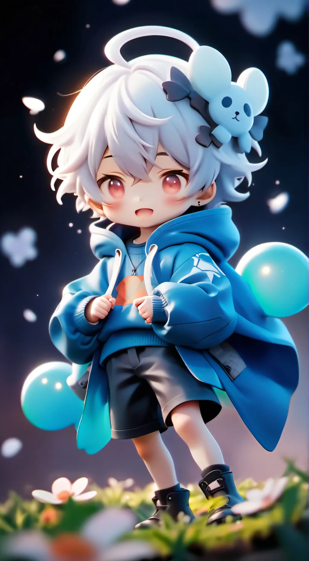 ai character: sharky background