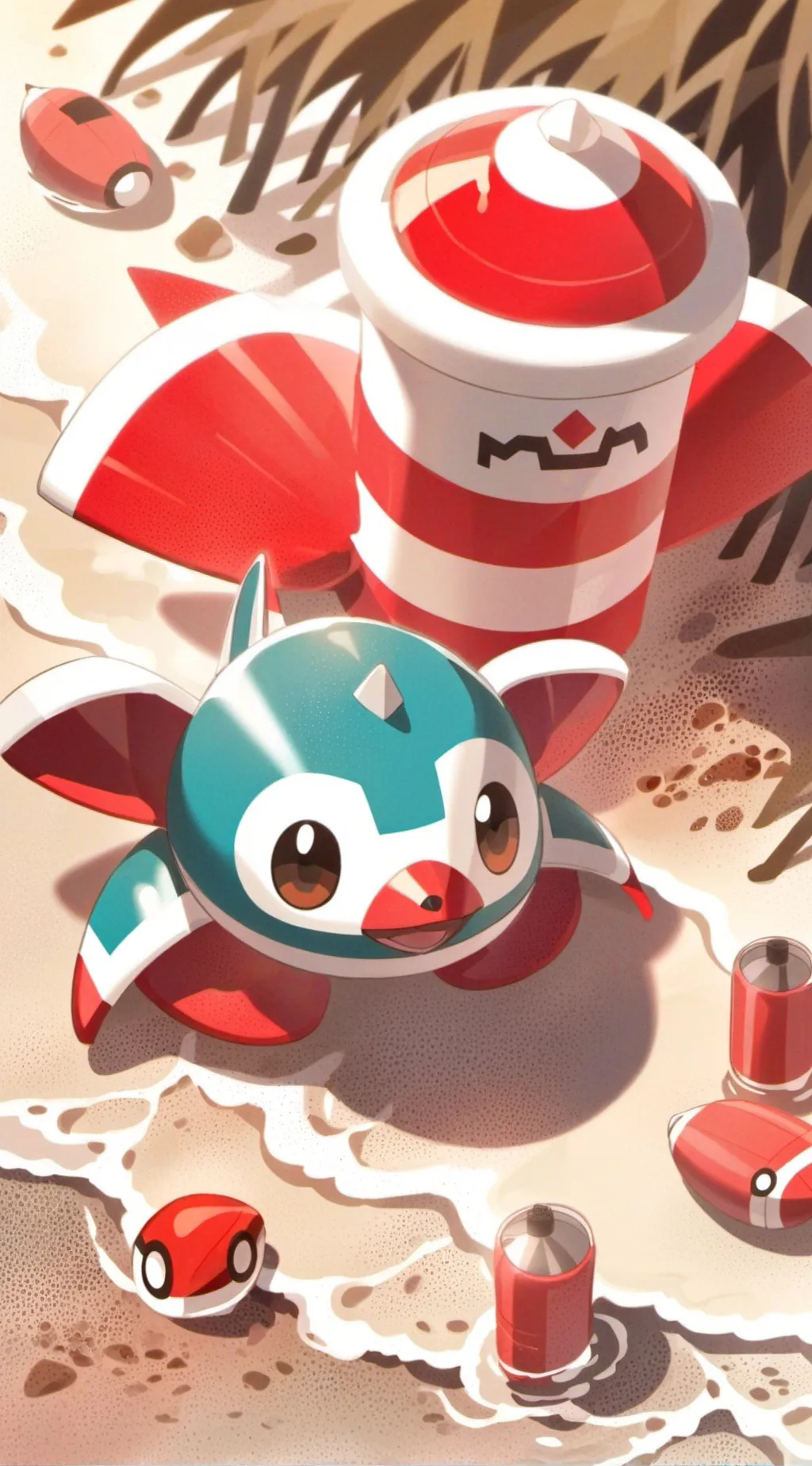 ai character: MD x pokemon MD background
