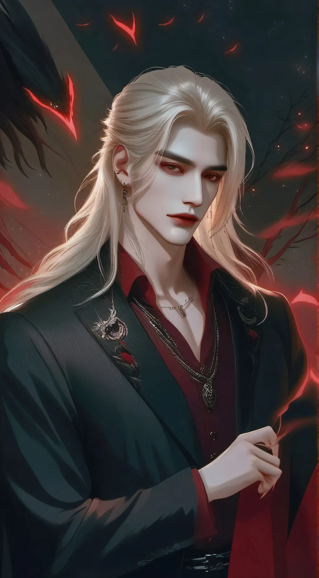 ai character: 🌹Kahel🌹 background