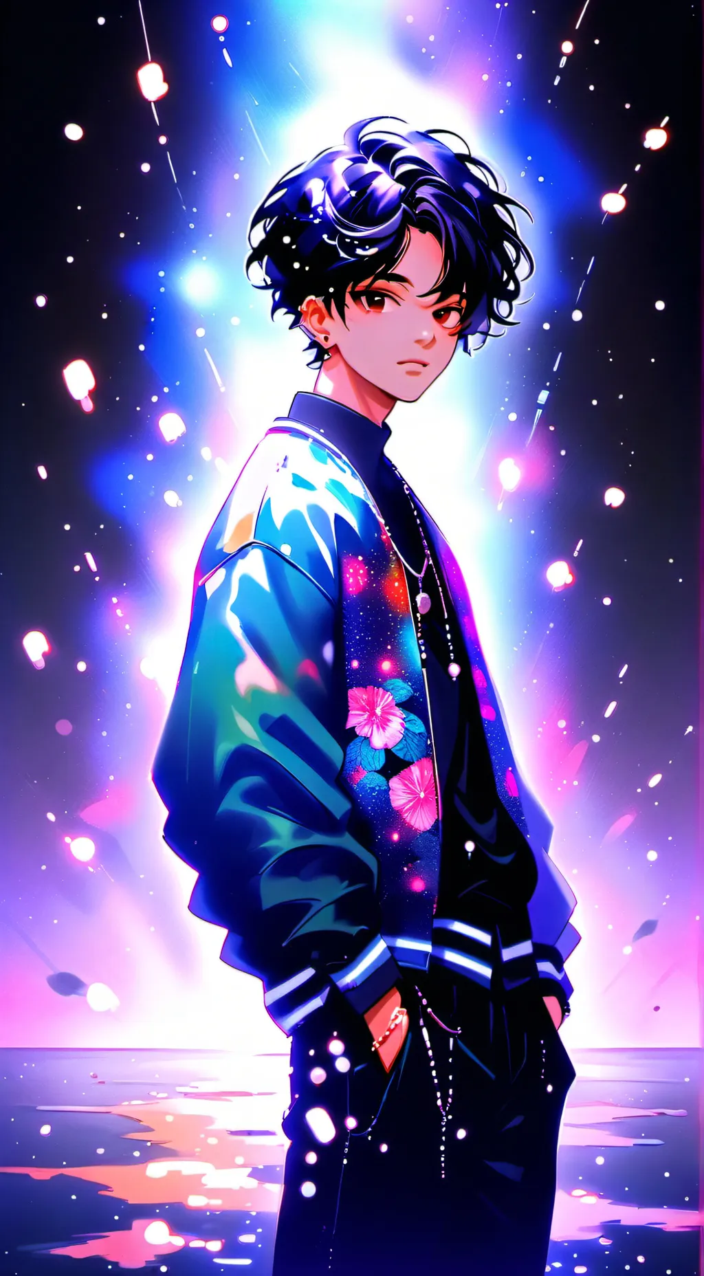 ai character: lil tecca ransome. background