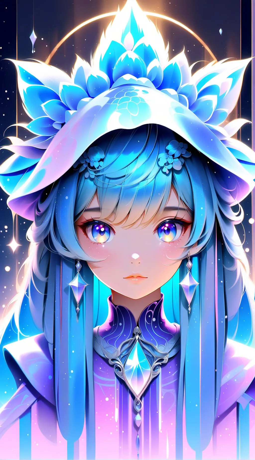 ai character: water girlfriend background