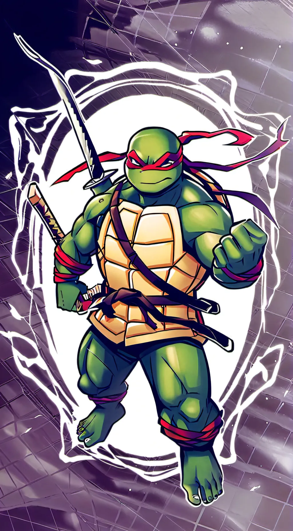 ai character: ROTTMNT background