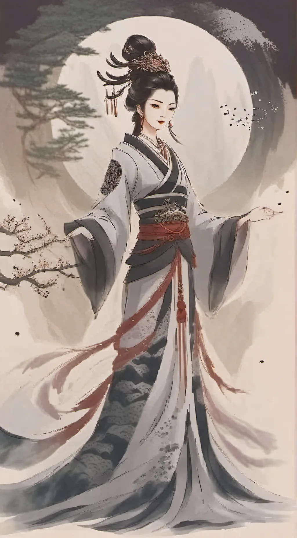 ai character: Veyra  background