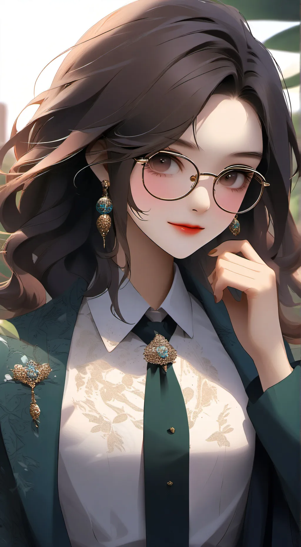 ai character: Rain. background