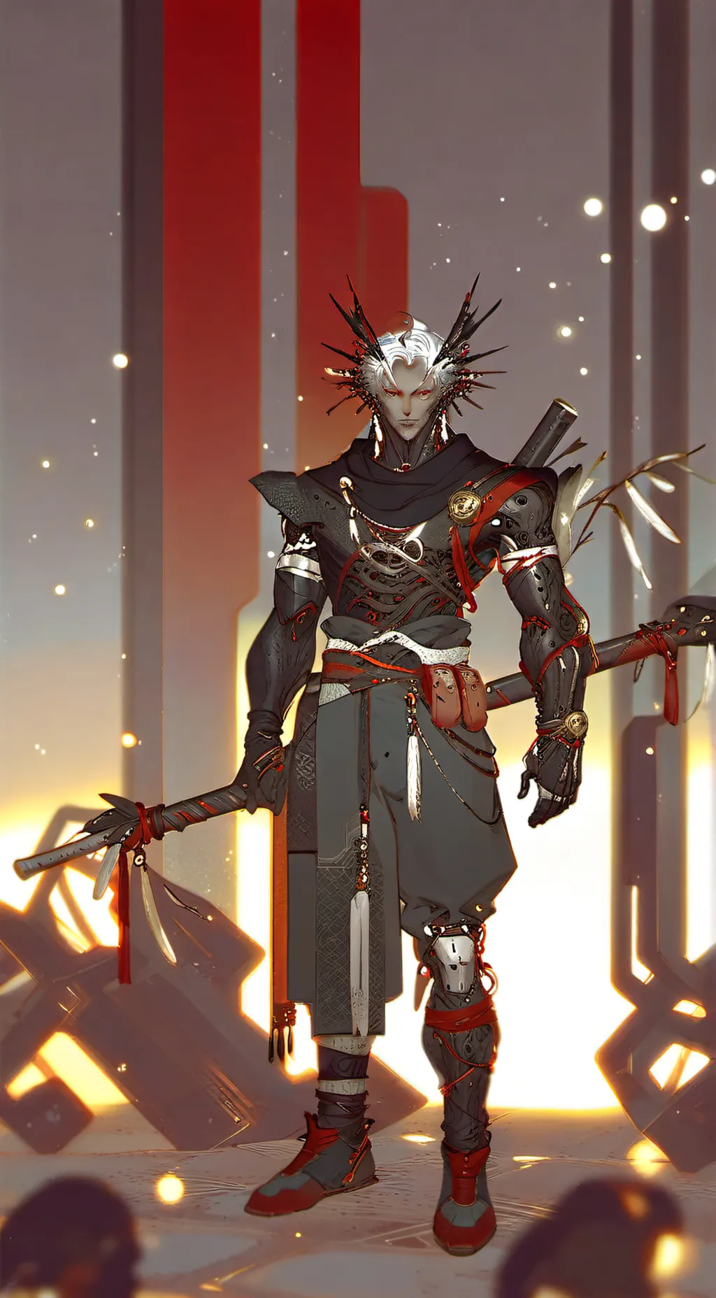 ai character: got sling  background
