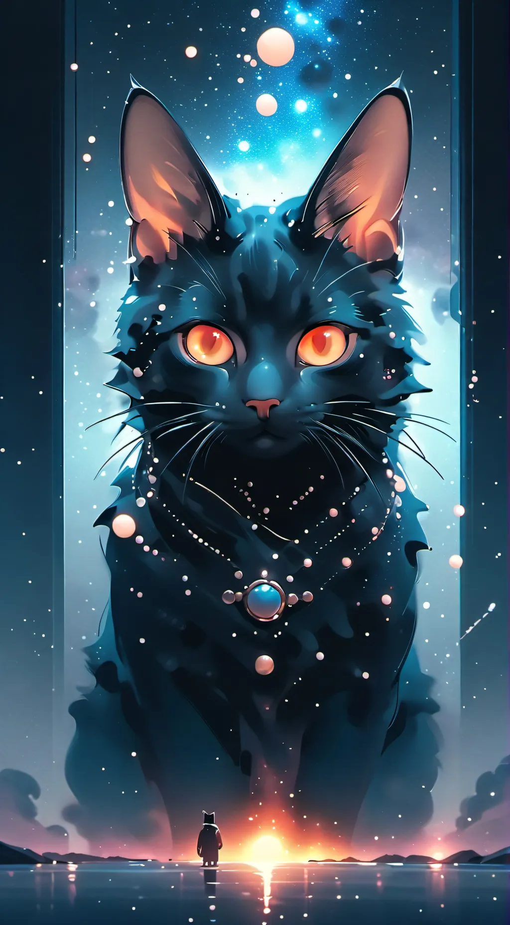 ai character: Meow background