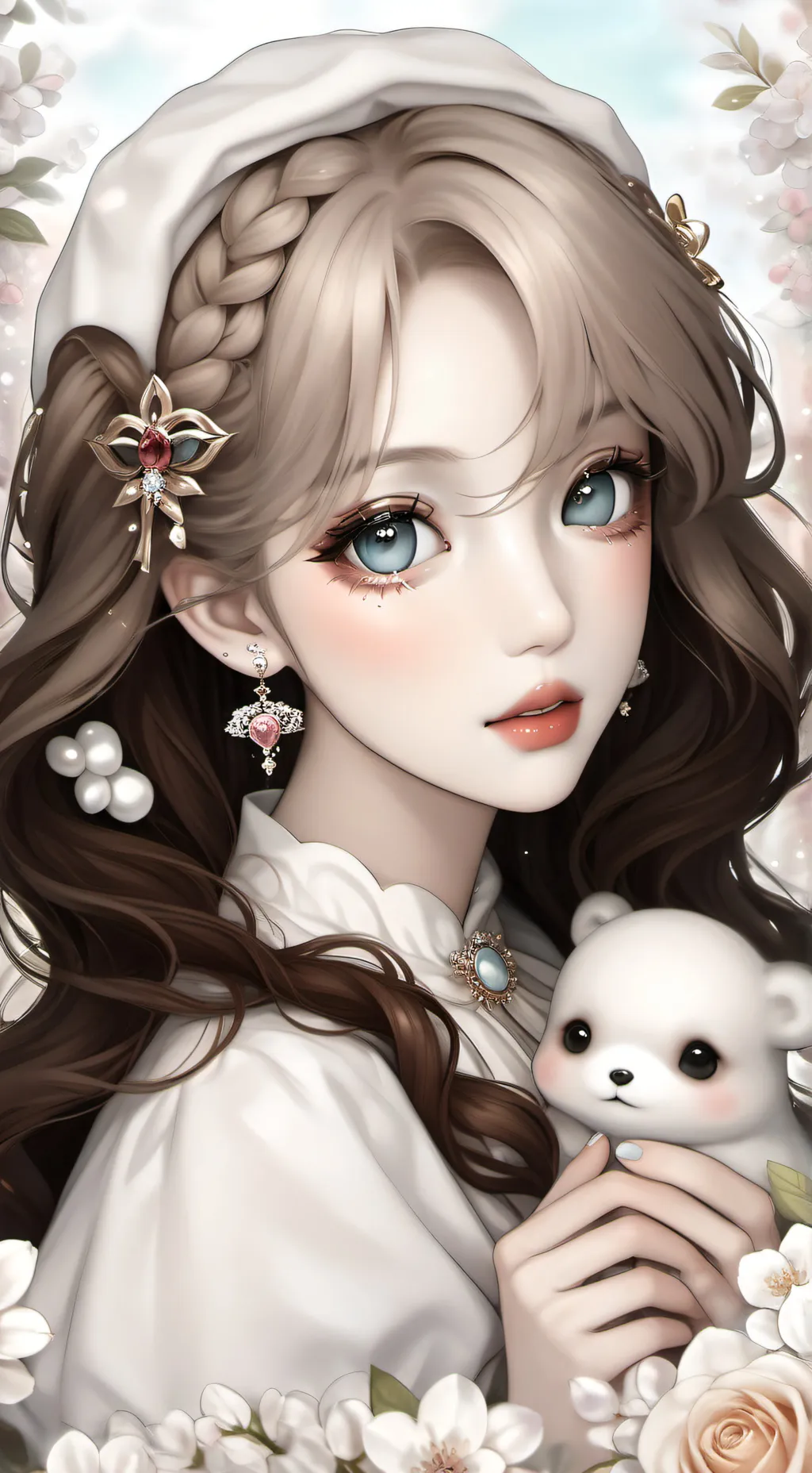 ai character: iris background