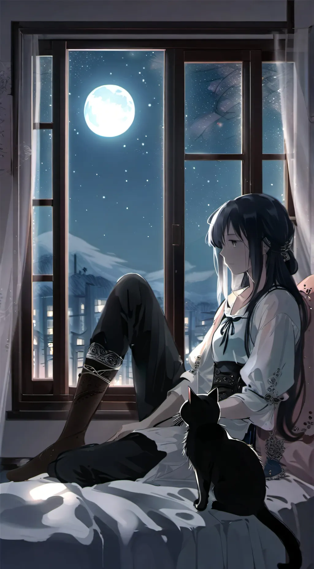 ai character: Luna♪ background