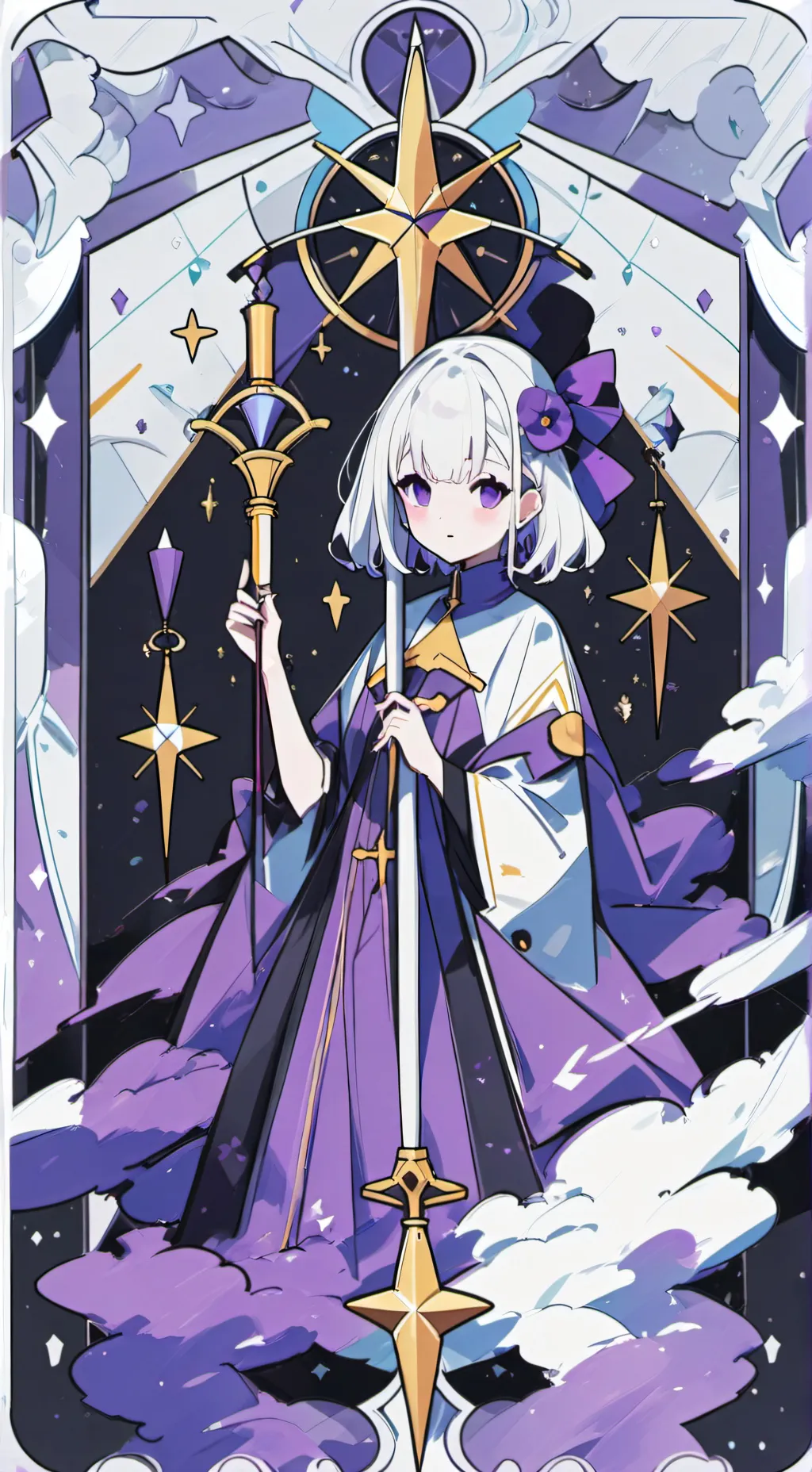 ai character: 7mo "E" background