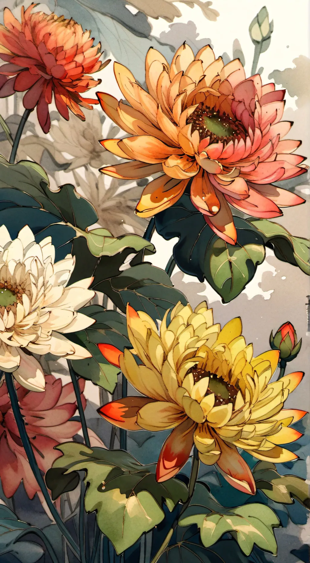 ai character: 🌺 dandy's word💖 background