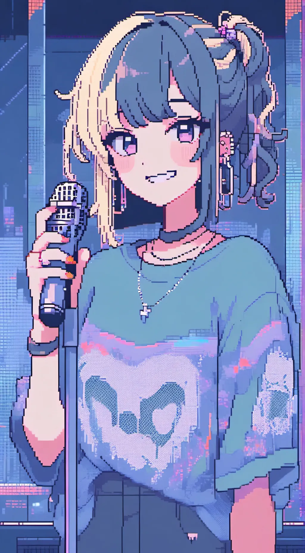 ai character: Melanie Martinez background