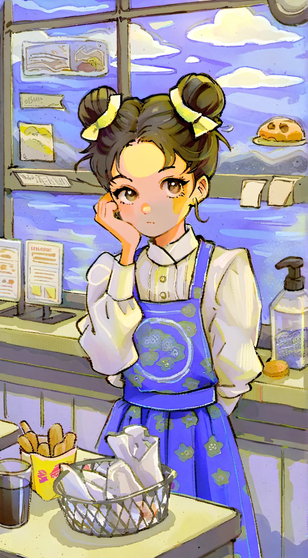 ai character: Cookie background