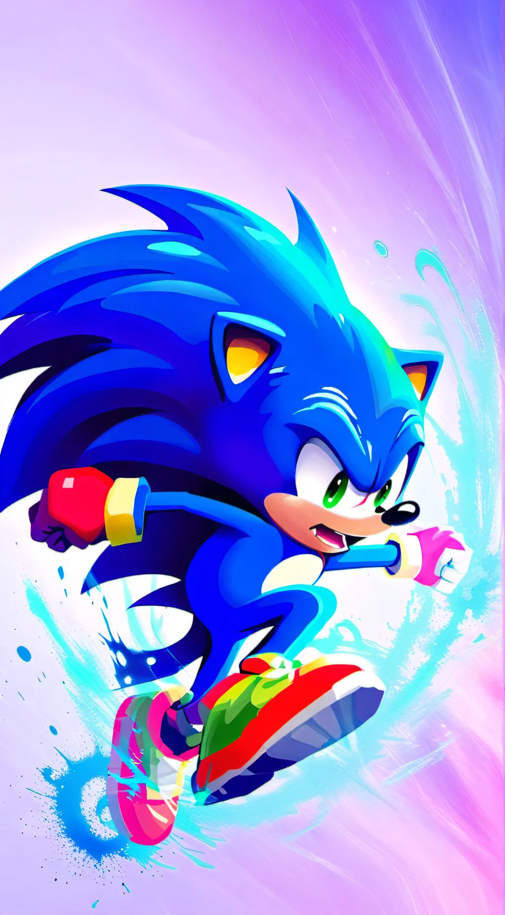ai character: sonic y sus amigos background