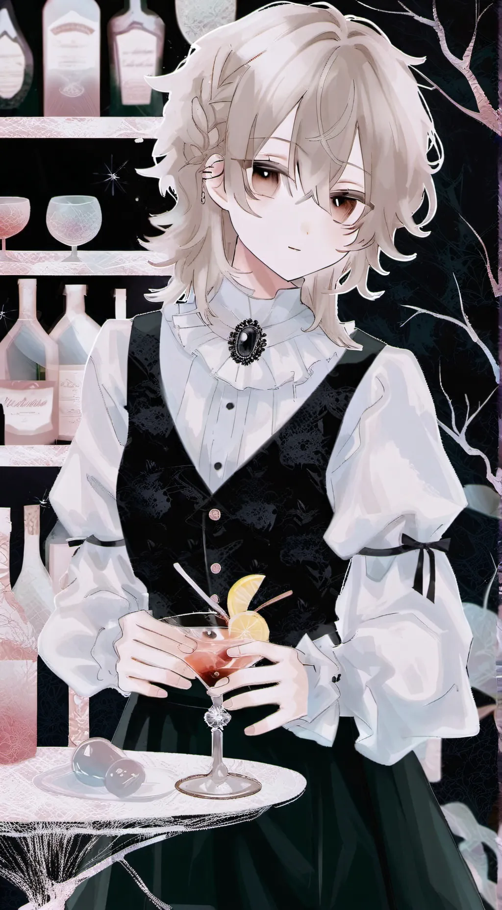 ai character: Luna background