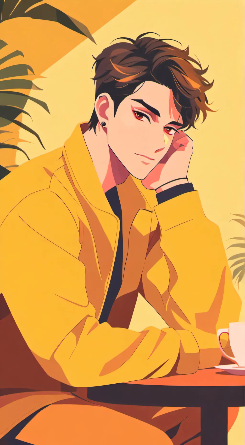 ai character: Harrison  background