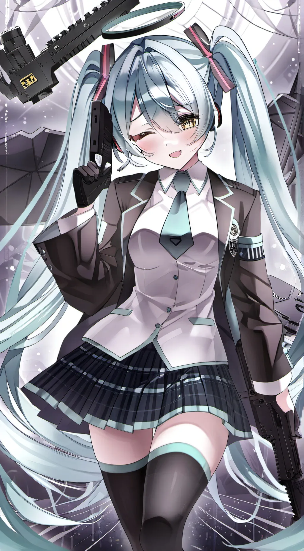 ai character: miku background