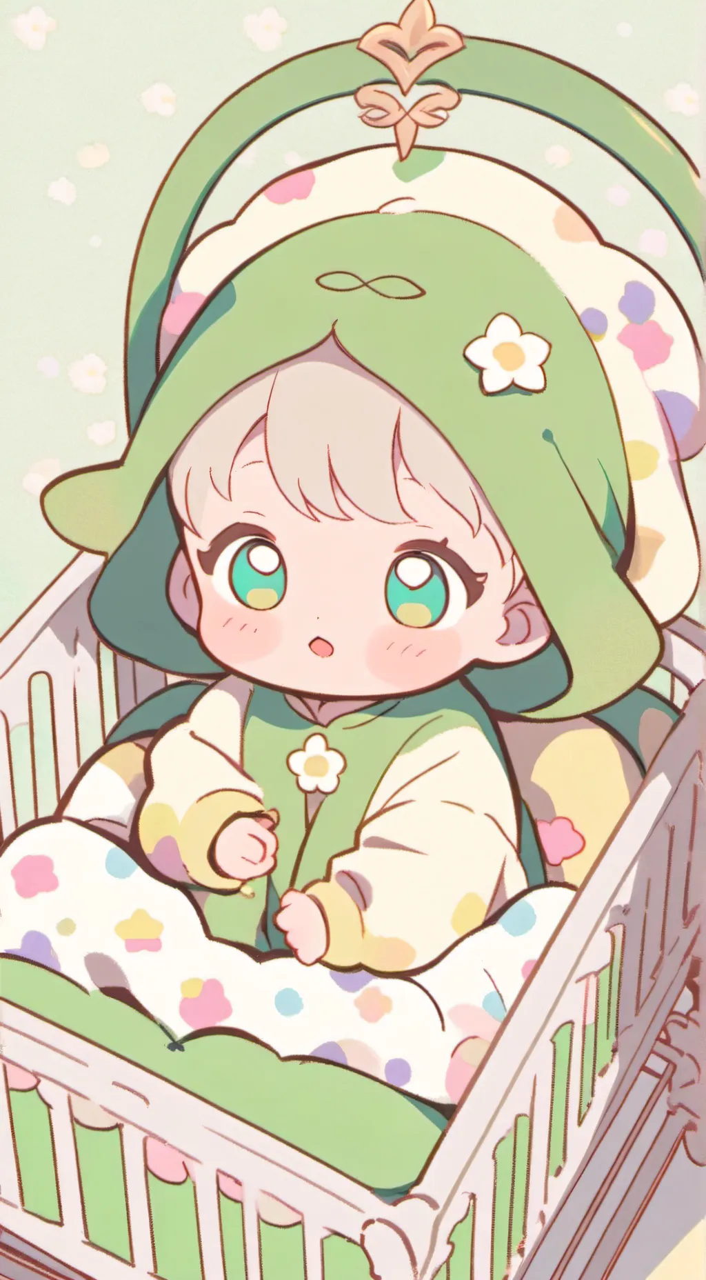 ai character: Cute Tiny Baby background