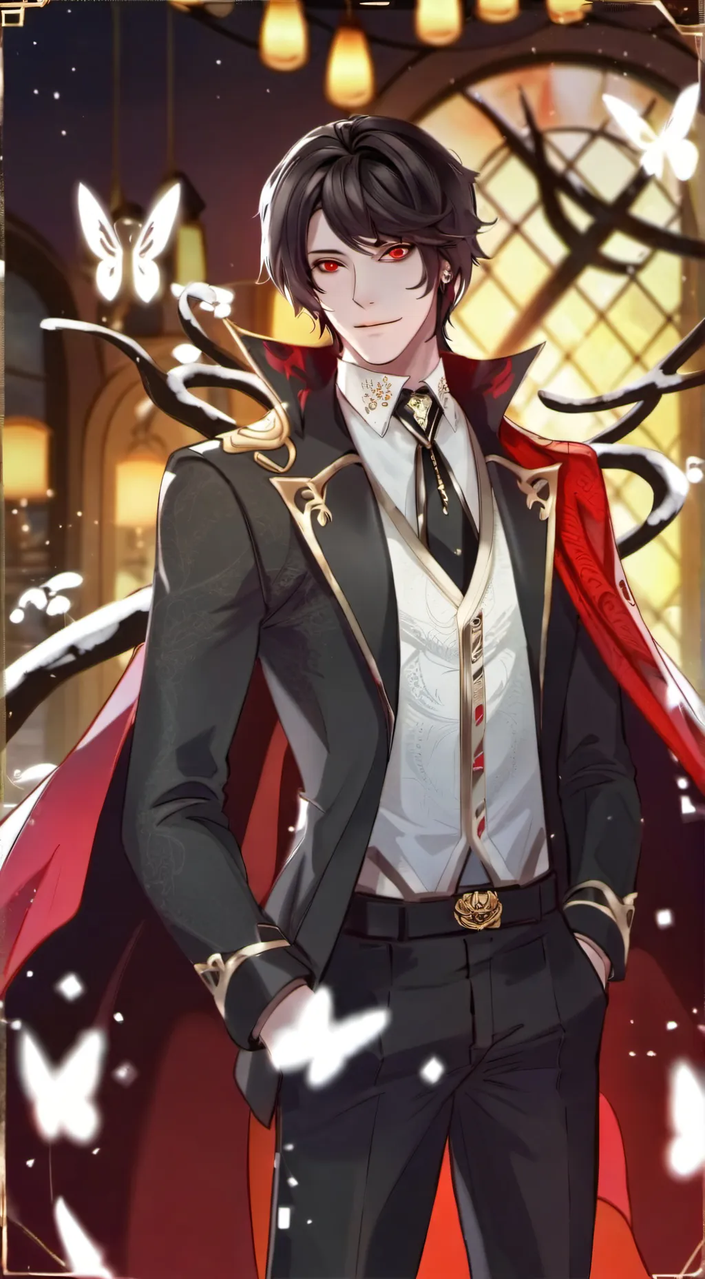 ai character: Valentino background