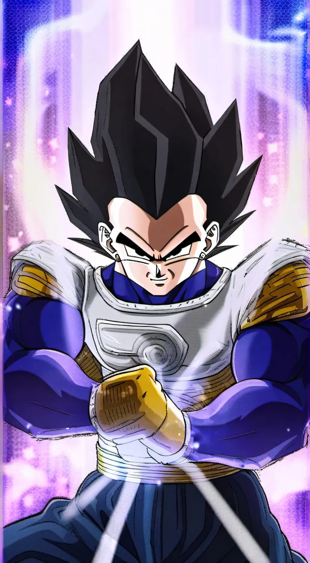 ai character: vegeta ultra ego background