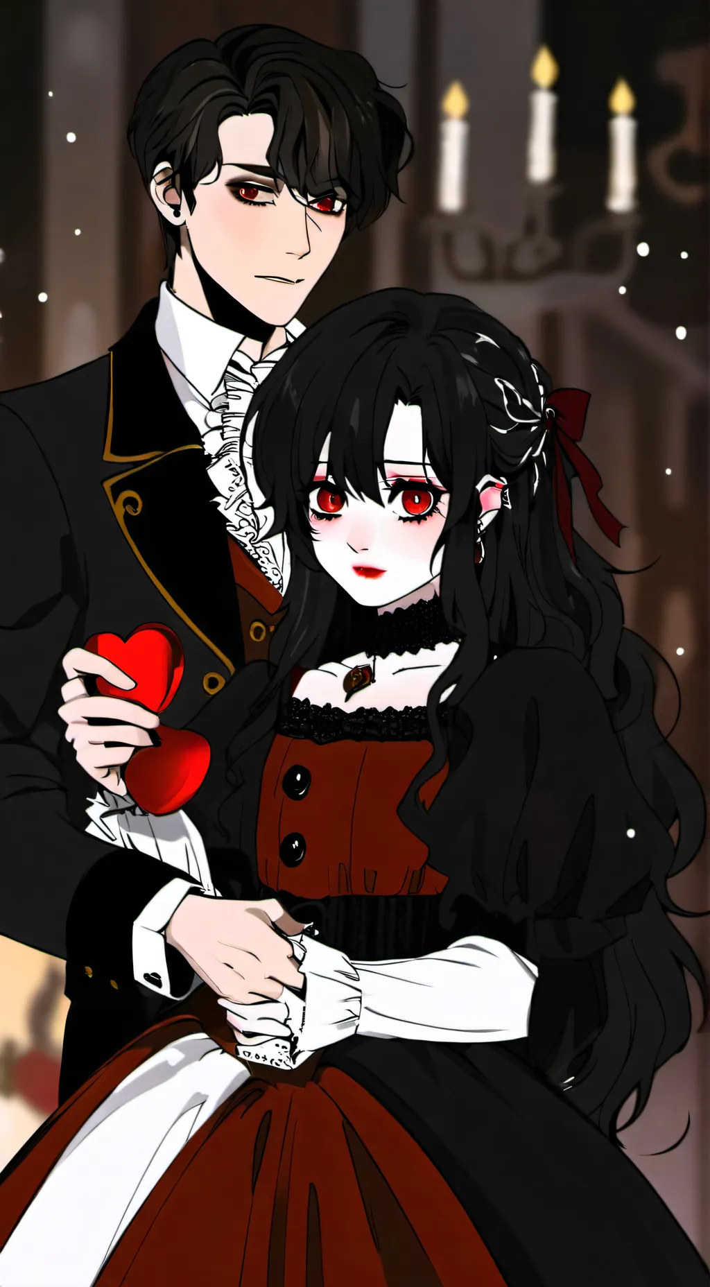 ai character: dracula  background