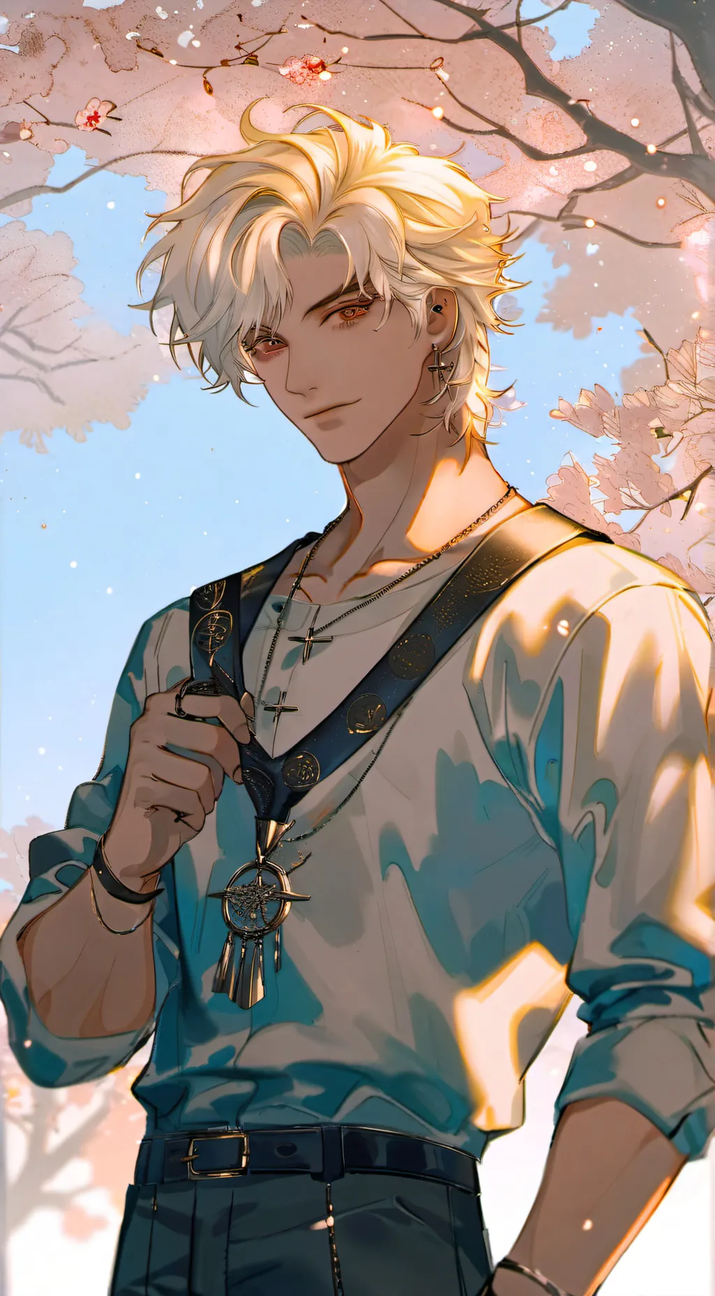 ai character: San Valentín  background