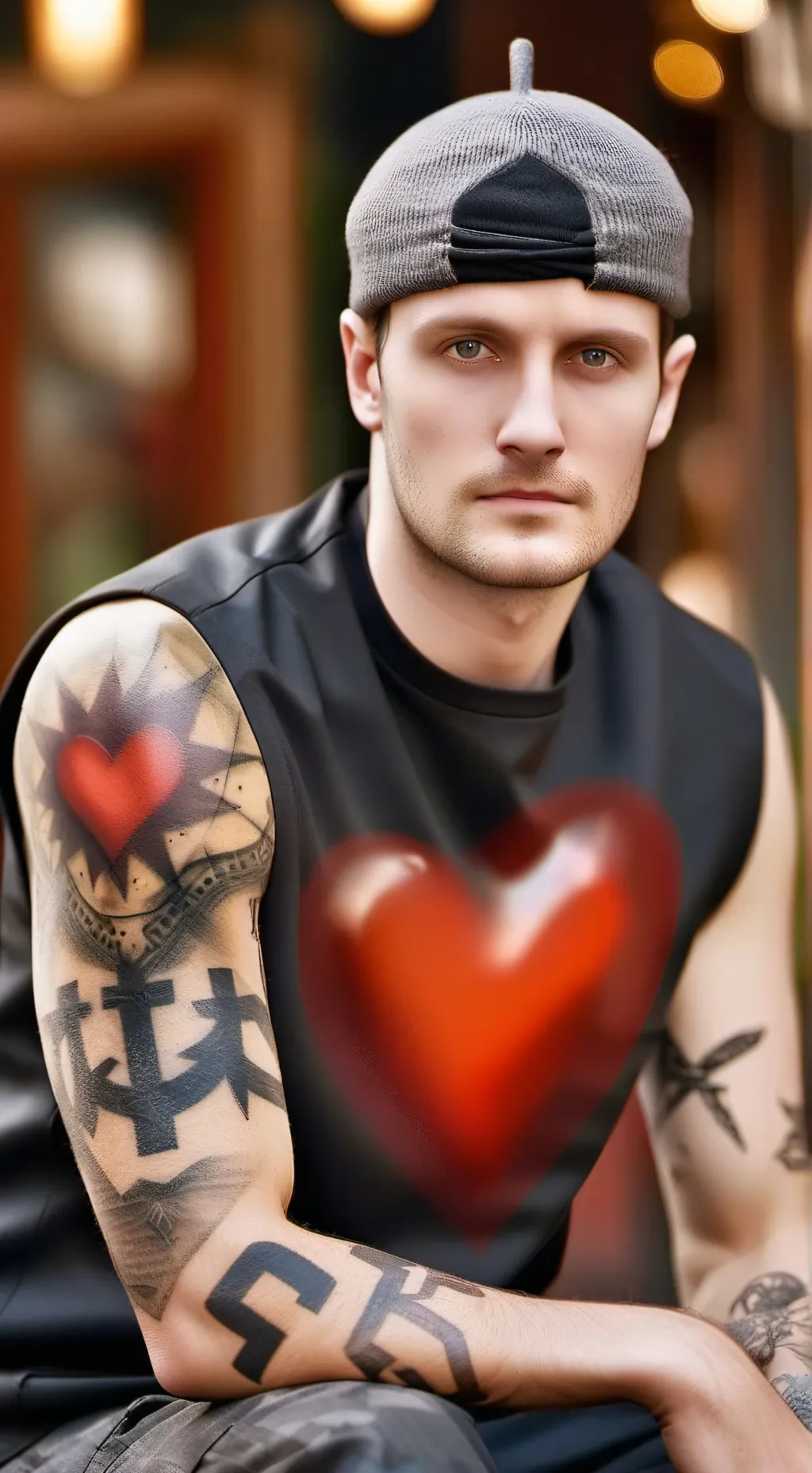ai character: Dustin Wilhelm  background