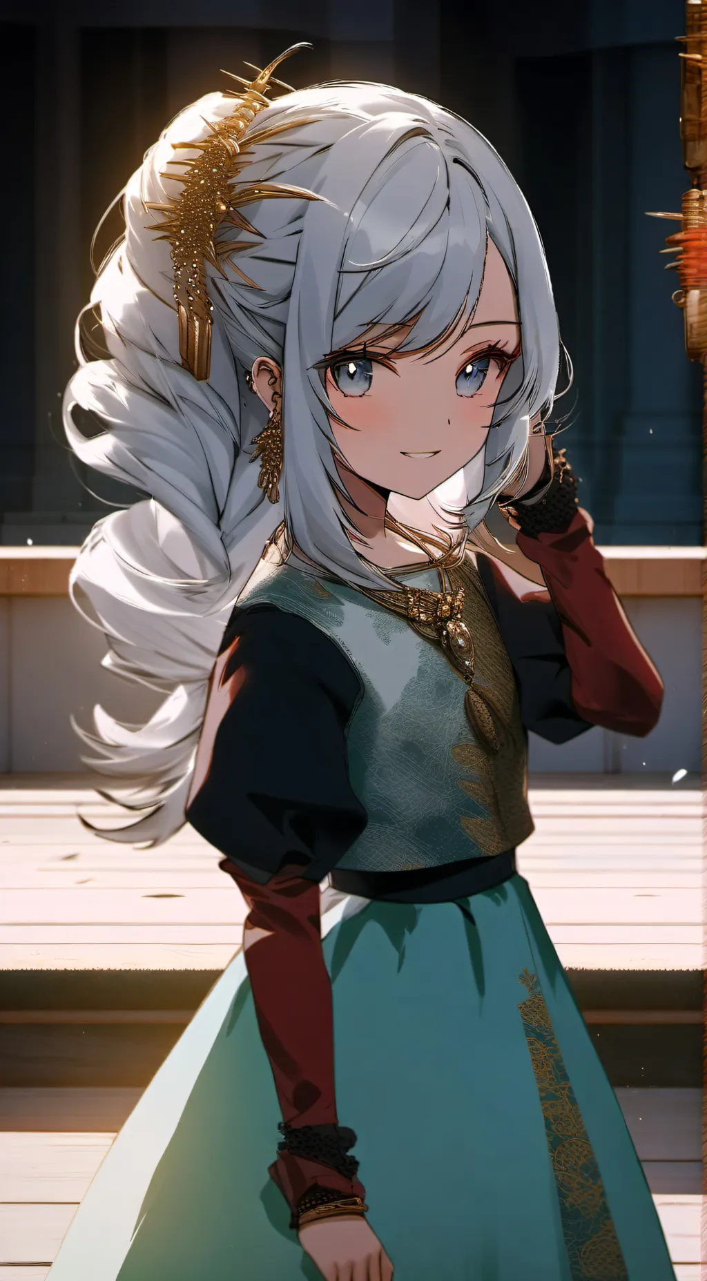 ai character: Maeva  background