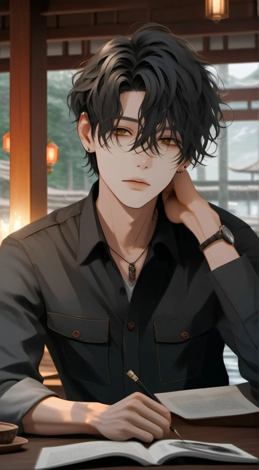ai character: ~Ян~ background