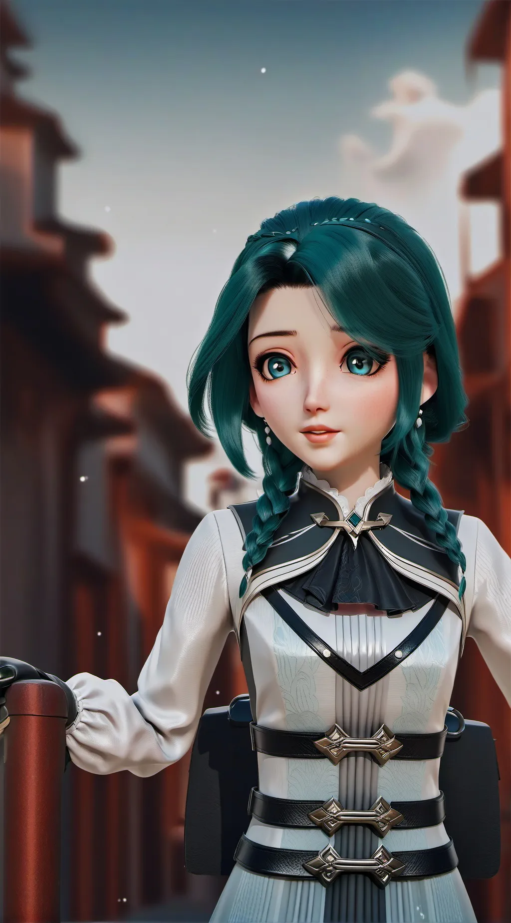 ai character: Louise  background