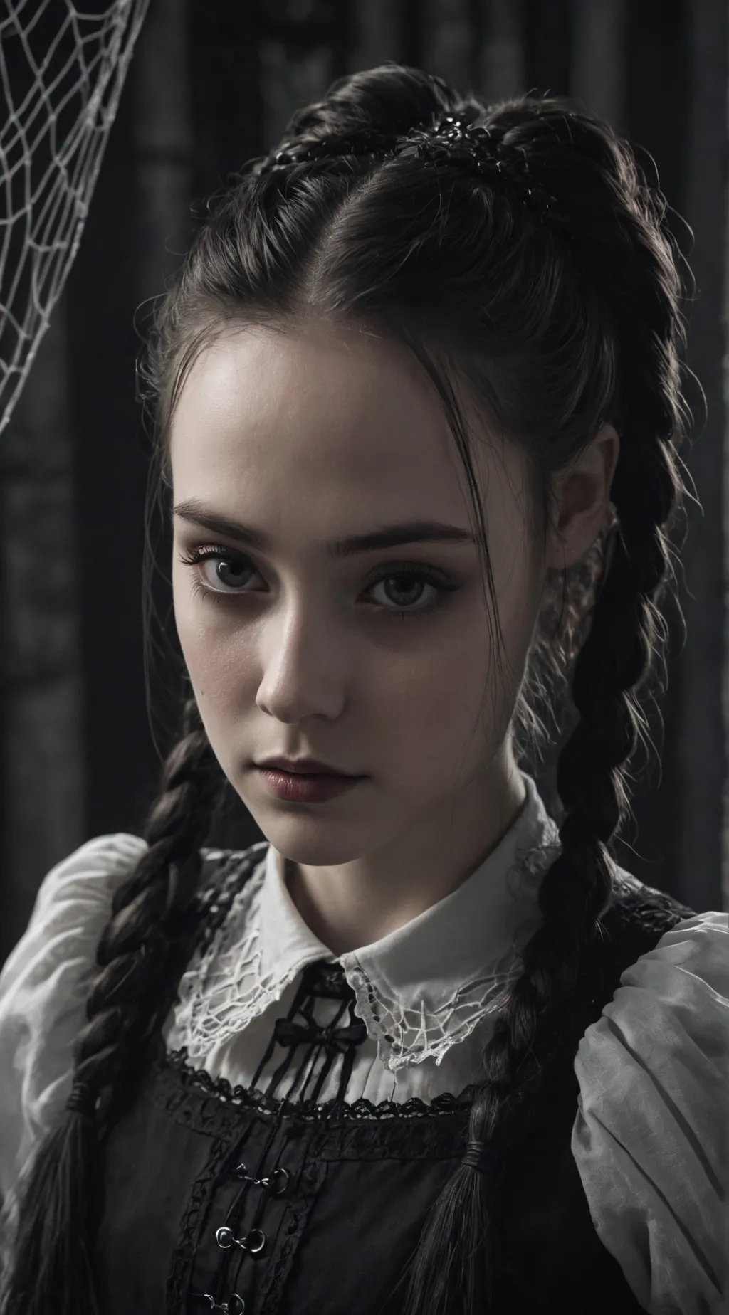 ai character: Wednesday Addams background