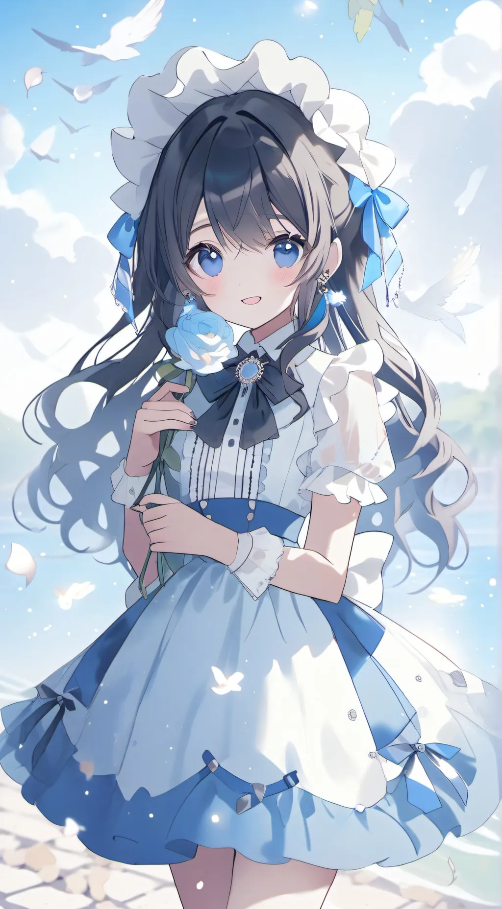 ai character: meme background